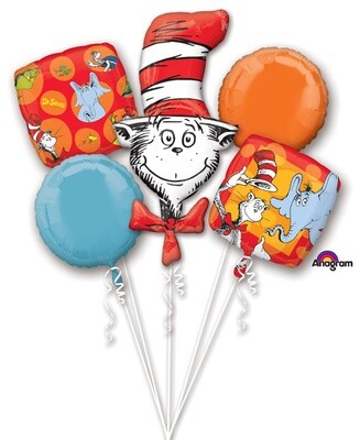 DR SEUSS BOUQUET FOIL 5PK