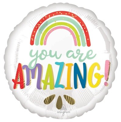 Foil Balloon - You&#39;reAmazing Rainbow - 18&#39;&#39;