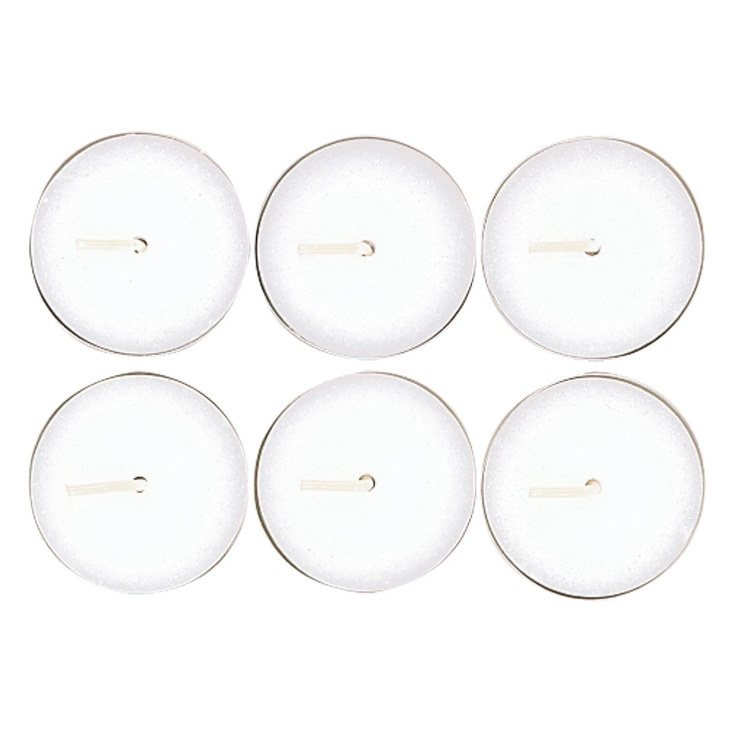 Tea Light Candles - White - 6 PK