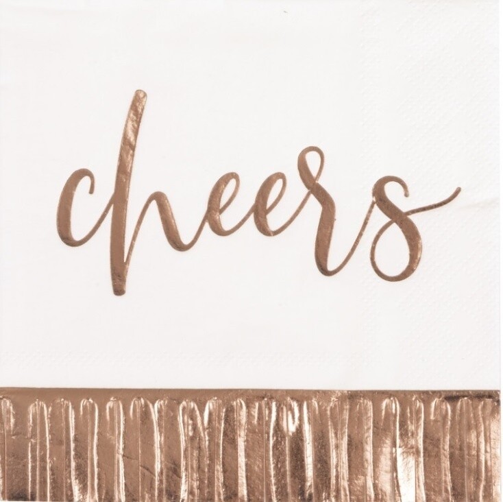 Cheers - Napkins - Bev - 16PK - 2PLY