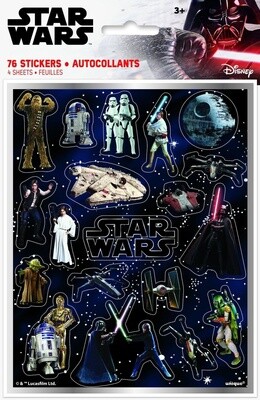 Stickers - StarWars  Classic - 4 Sheets