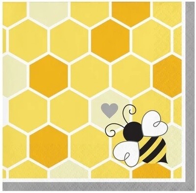 Napkins - LN - Bumblebee Baby - 16PK - 2 PLY