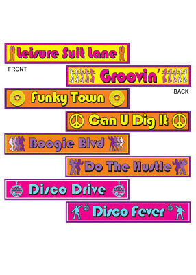 Street Signs - Disco 70&#39;s - 4pkg