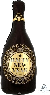 Foil Balloon - New Year - Twenties Bottle - 36&quot;