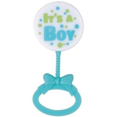 Rattles-Baby Shower-Blue-Plastic-4pk