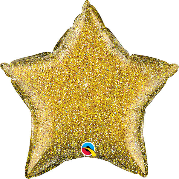 Foil Balloon – Gold Shimmer Star – 18”