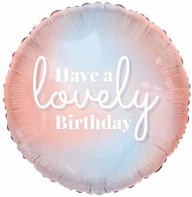 TUFTEX 18&quot; LOVELY BIRTHDAY FOIL