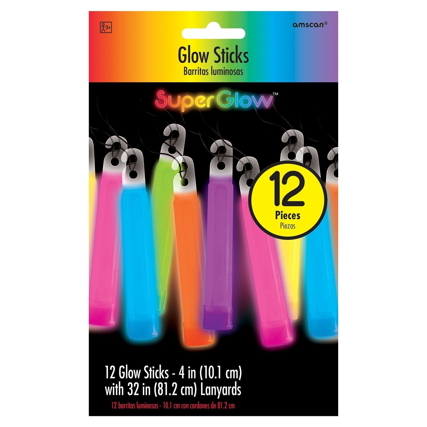 GLOW STICK VALUE PK 4&quot; - MU