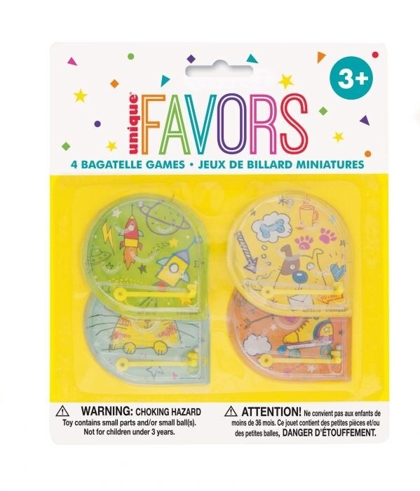 Favors - Bagatelle Games - 4 PCS