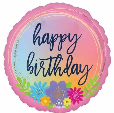 HBD BOUQUET 18&quot; RND