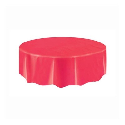Tablecover -Round - Classic Red - 82&quot;