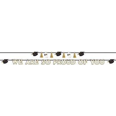 Graduation - Banner - We Are Proud Of You - 12FT