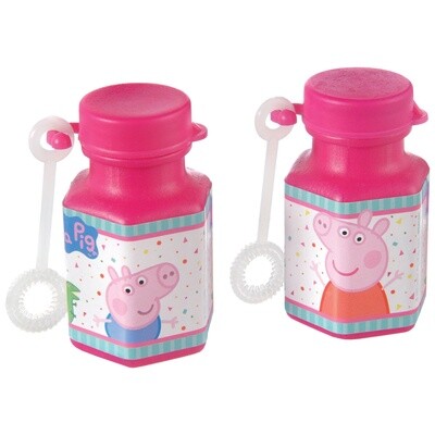 Mini Bubbles - Peppa Confetti Party - 8 Bottles - 0.6 oz.