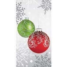Napkins - Guest Towels - Christmas - Elegant Ornaments - 16PCS - 3 PLY