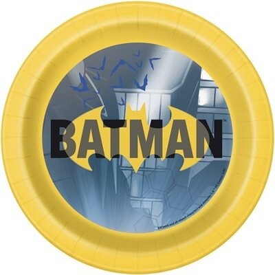 Plates-BEV-Batman-8pkg-Paper - 17.1cm