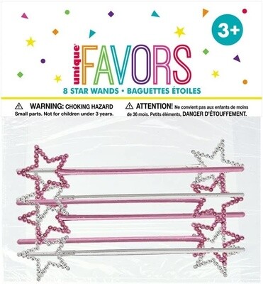 Favors - Star Wands - 8pkg