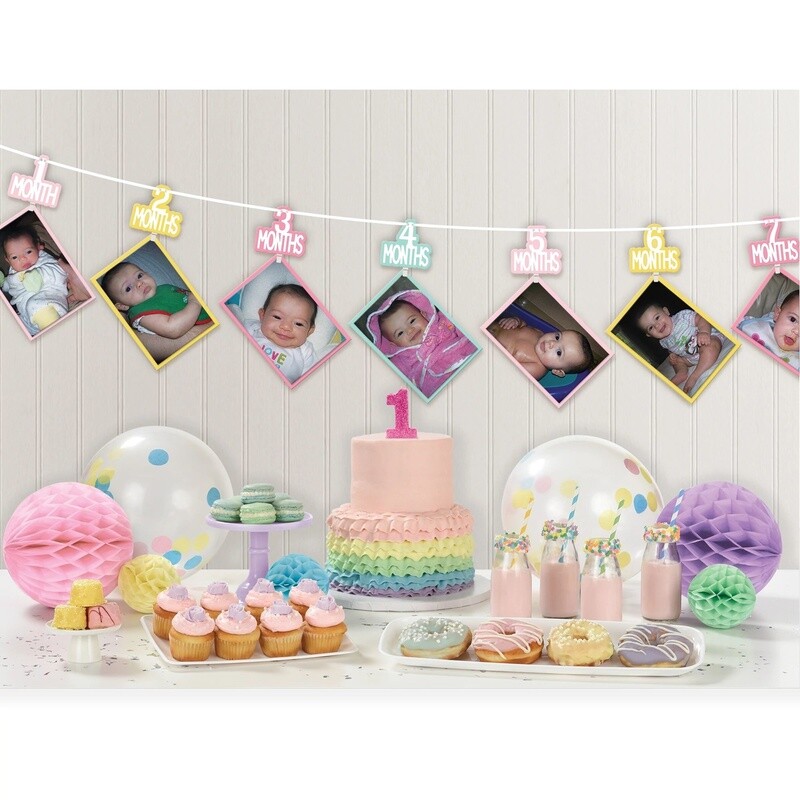 Photo Garland - 1st BDAY Girl - 12FT