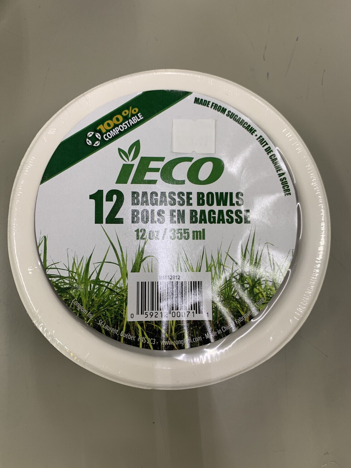 Eco - Friendly Paper Bowls - 12OZ.