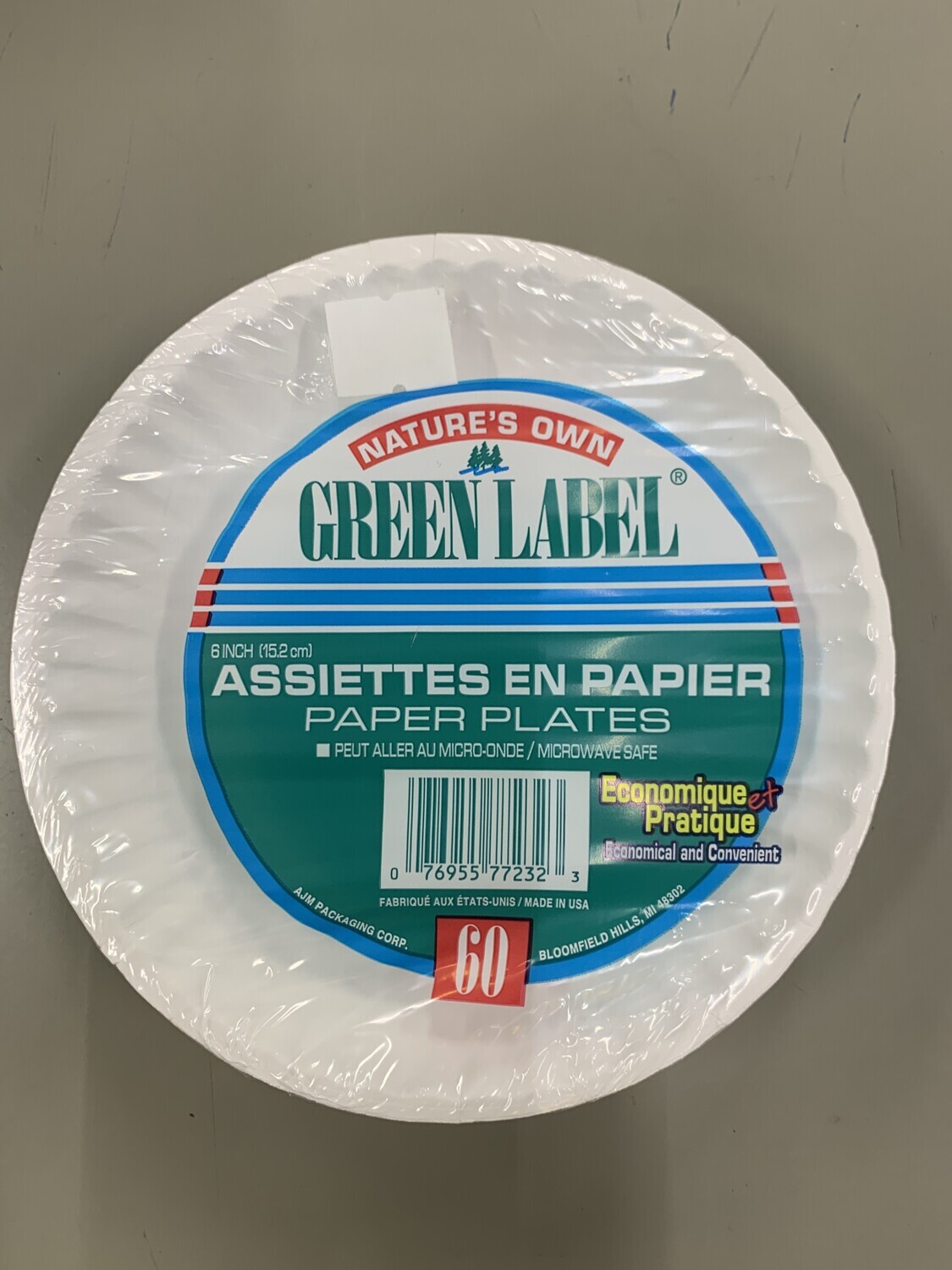 Paper Plates - 6&quot; - 60PCS