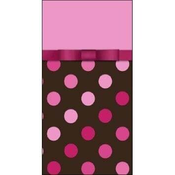 Tablecover-Rectangle-Pink &amp; Chocolate-Plastic (Discontinued)
