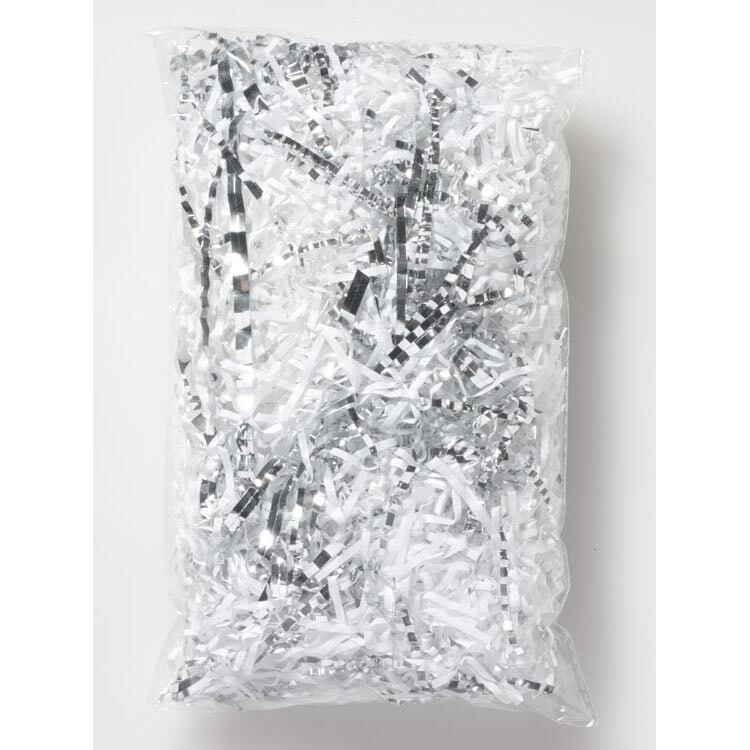 Shred Paper - White &amp; Silver - 2 oz.