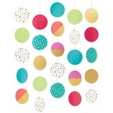 Rainbow Terrazzo Hanging Circle Decoration