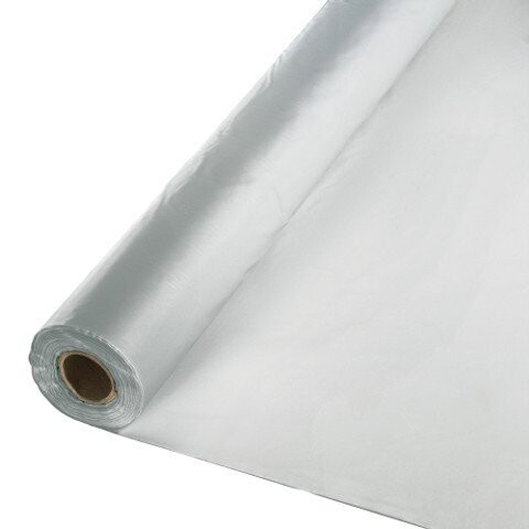 Table Roll-Shimmering Silver-100ft-Plastic
