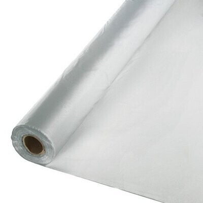 Table Roll-Shimmering Silver-100ft-Plastic