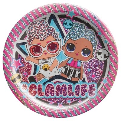 LOL Surprise, Together 4 Eva! 7&quot; Prismatic Round Plates