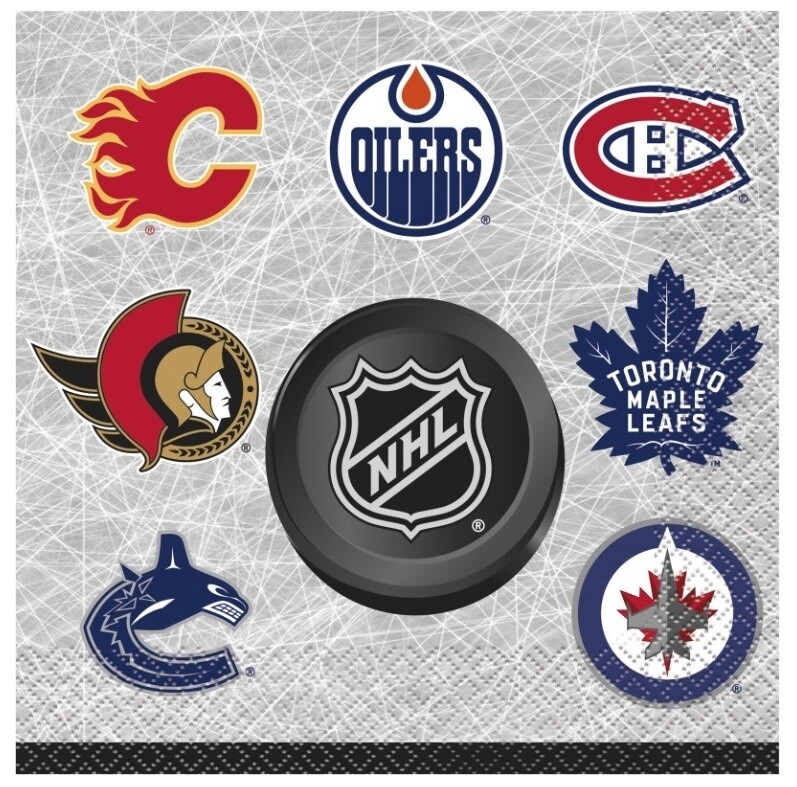 Napkins - LN - NHL - 16PK