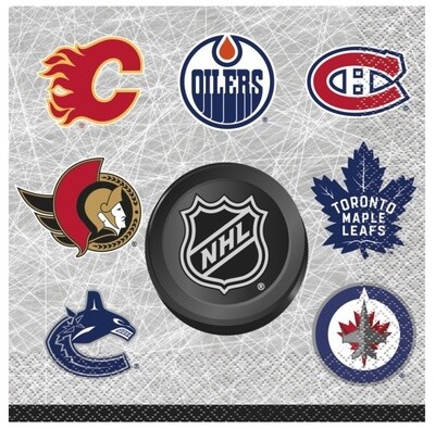 Napkins - LN - NHL - 16PK