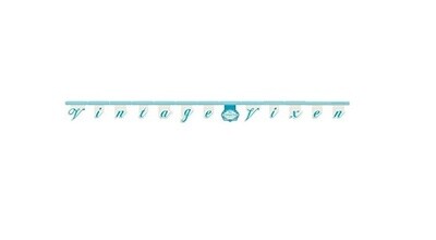 Jointed Banner-Vintage Vixen 50th-1pkg-8.75ft