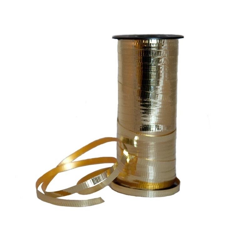 Curling Ribbon-Metallic-Gold - 3/19&quot; x 100 yrds