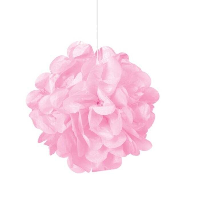 Puff Balls - Lovely  Pink - 3PCS