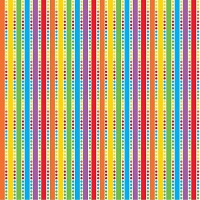 Gift Wrap-Rainbow Birthday-30&#39;&#39; x 5&#39;
