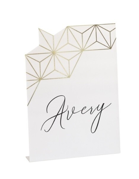 Place Cards - Gold/Purple - 6PCS