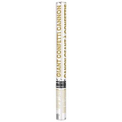 Giant Confetti Cannon - Black, Silver, And Gold