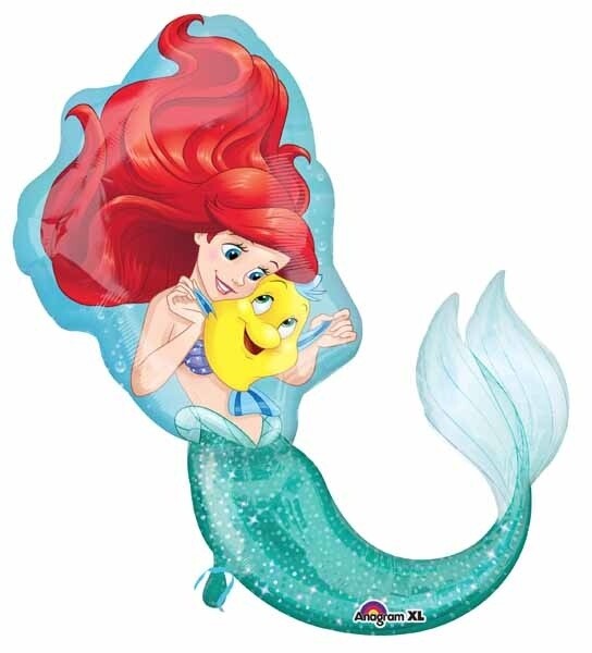 Foil Balloon - Mermaid Super Shape - 28&quot;