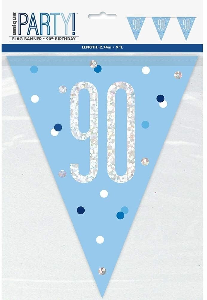 Pennant Banner-90th Birthday