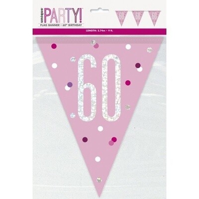 Pennant Banner-60th Birthday