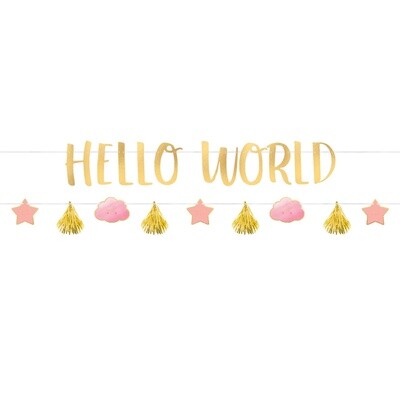 Oh Baby Girl Letter Banner Kit