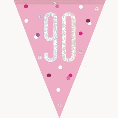 Pennant Banner-90th Birthday