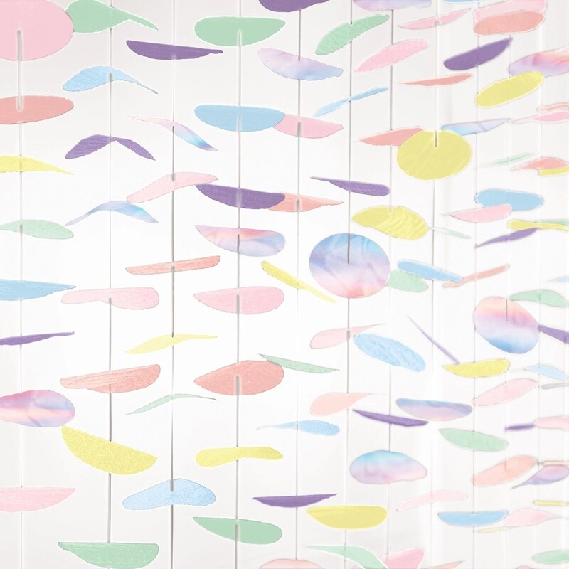 Pastel Large Tissue Circle Backdrop