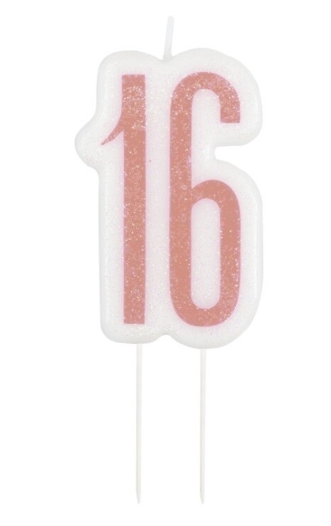 Candle-Glitter-16th Birthday