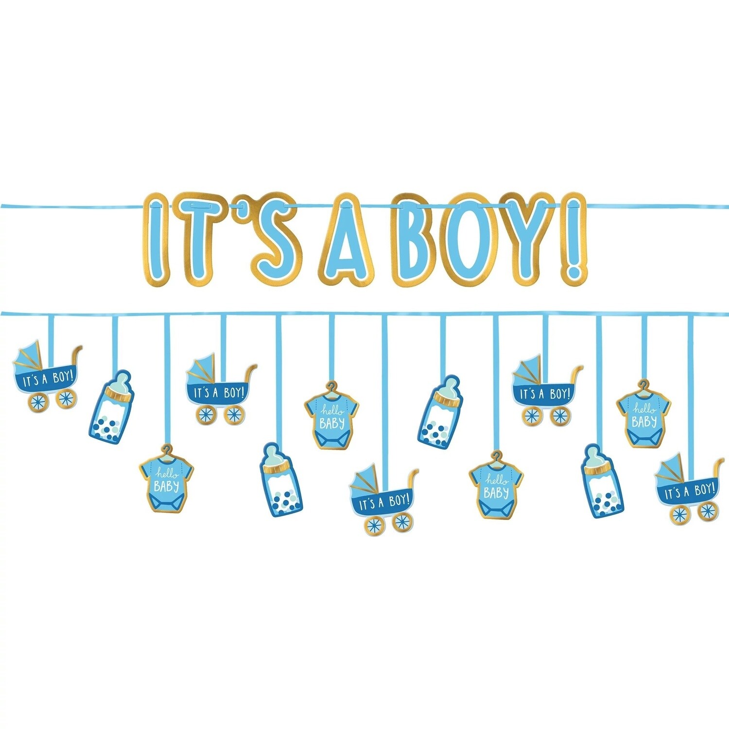 It&#39;s A Boy Double Banner Multi-Pack