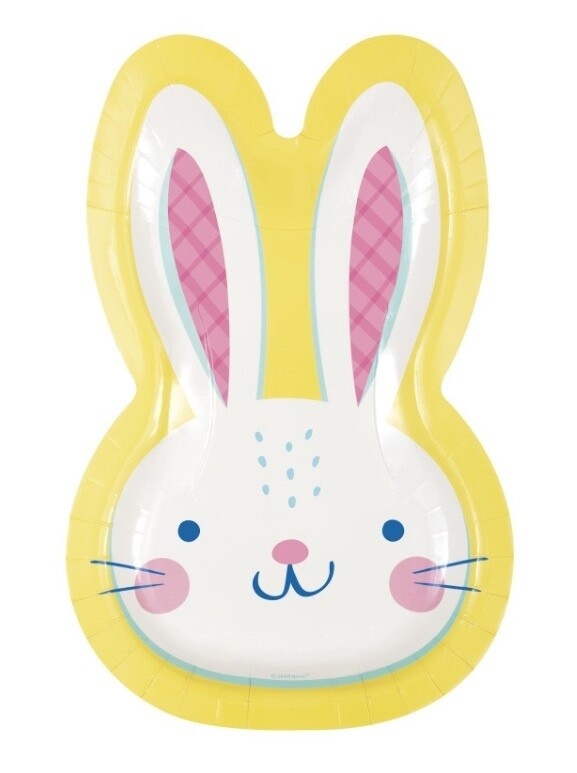Plates - Easter Bunny Shaped - BEV