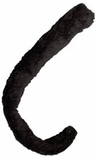 Costume Accessory-Black/White Cat Tail-1pkg