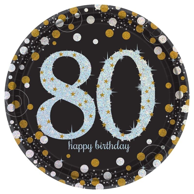 Plates LN - Sparkling Celebration 80