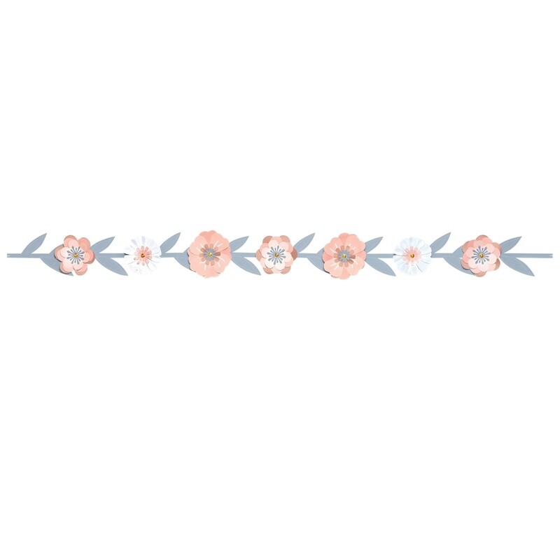 Rose Gold Floral Garland