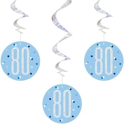 Hanging Decorations-80th Birthday